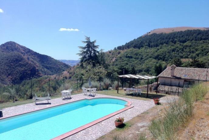 Agriturismo Parco Coppo Gubbio, piscina, mountain bike, trekking