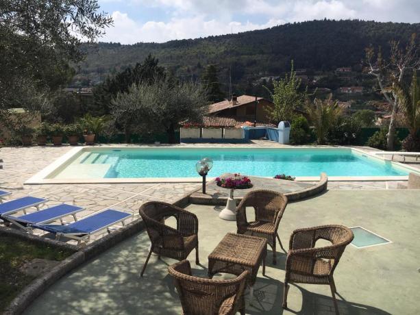 Villa vacanze con piscina e solarium a Perugia 