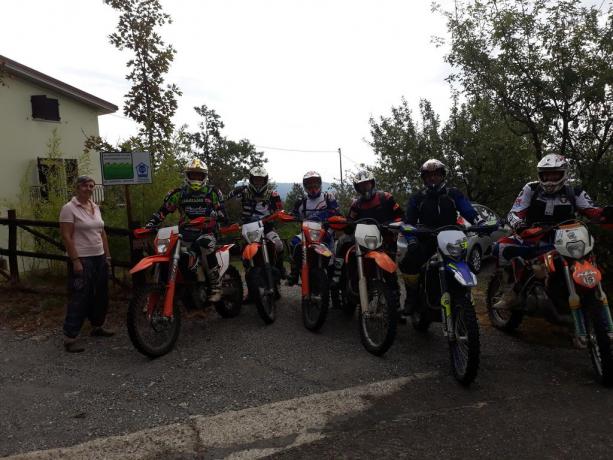 Escursioni Moto Enduro nell'Appennino Parmense Valtaro