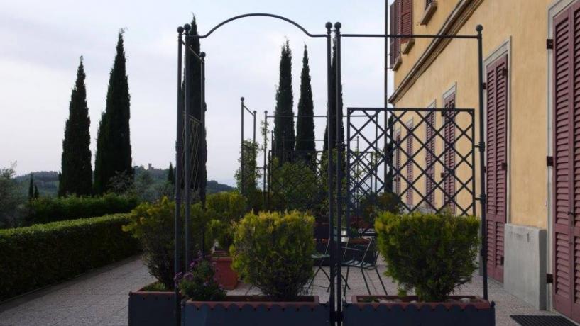 Camera con TV, aria condizionata e terrazza panoramica