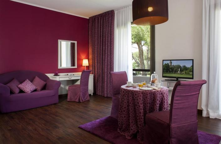 Accogliente suite con salottino Hotel Viterbo