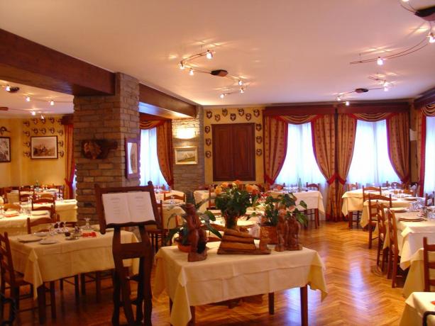 Ristorante Hotel Valle d'aosta con piatti locali
