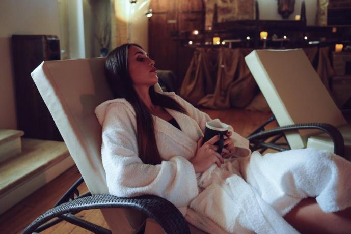 Centro benessere intorno al Relais