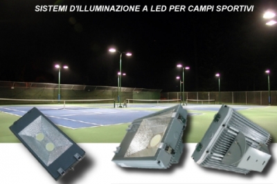 Lampade a LED per illuminazione di campi sportivi