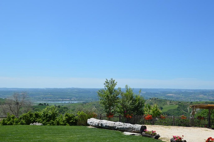 Panorama dal Resort con Spa in Villa Privata 