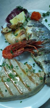 Menù Pesce con prodotti a km 0