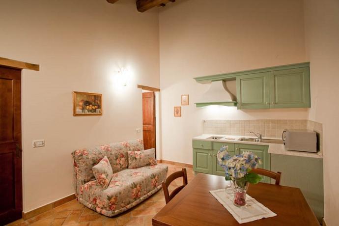 Appartamento ginestra, zona giorno, cucina