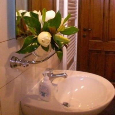 Dettaglio bagno del B&B