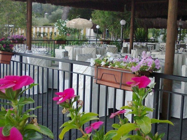 Sala Ristorante vista Lago in Hotel Bracciano