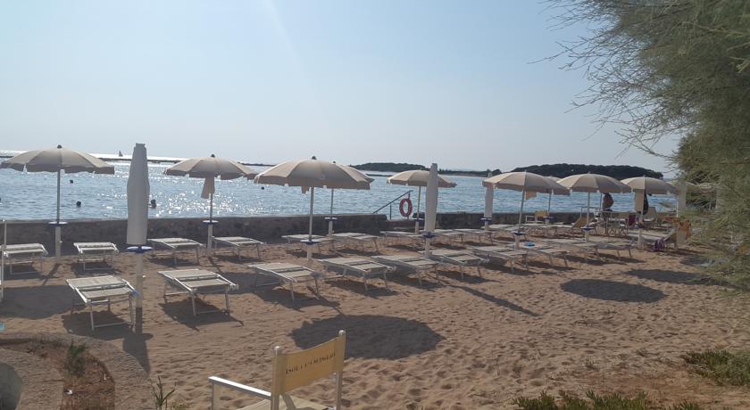 Spiaggia privata in Hotel sul Mare del Salento
