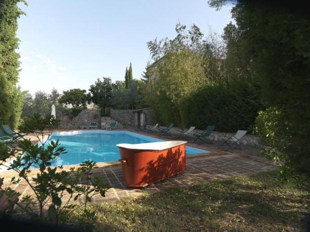 Piscina in posizione panoramica