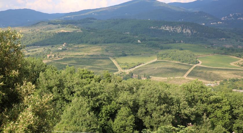 vista sulle colline del chianti