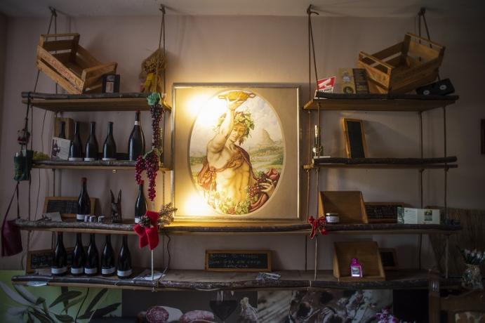 I vini della casa agriturismo a Gubbio
