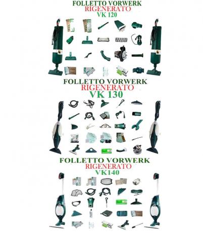 Folletto Vorwerk: Vk120 Vk130 Vk 140