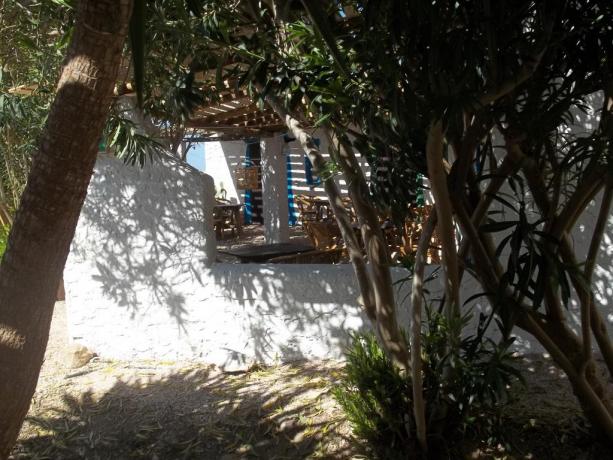 Villaggio a Lampedusa con ampio spazio esterno