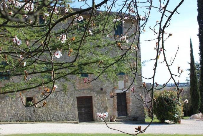 Piscina e Appartamenti con Camino - Fattoria Agrituristica FDR