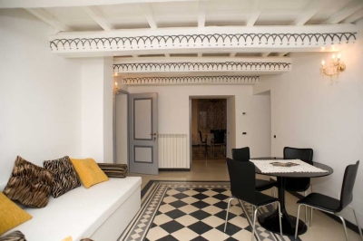 Pavimento e stile liberty in suite in residenza di casali di charme ... Pavimenti stile liberty