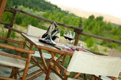 Possibilità di cena romantica in terrazza 