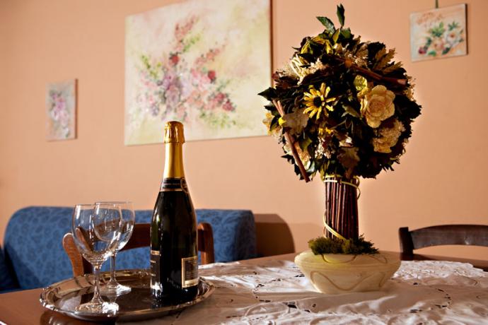 cucina camera melissa Residence in Emilia