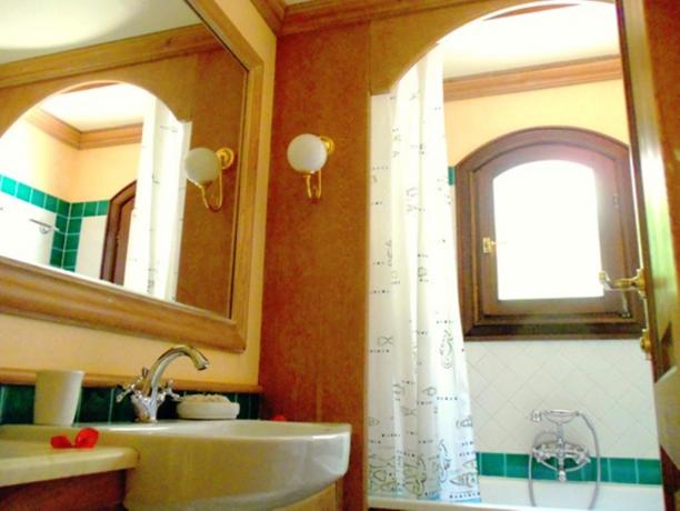 Bagno riservato in appartamento hotel Costa Smeralda