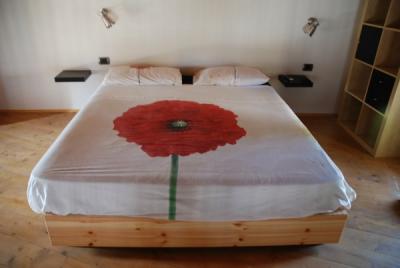 Letto matrimoniale in soppalco 