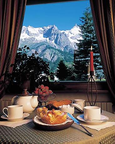 Sala per colazione vicino piste sciistiche