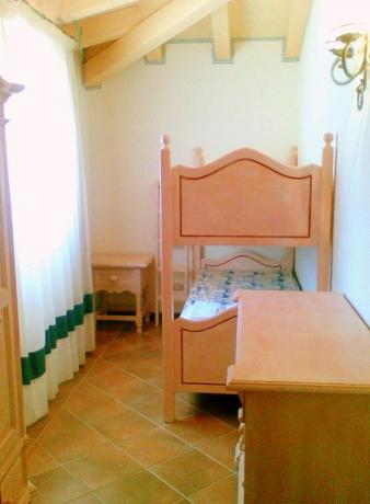 Letto a castello appartamento residence in Costa Smeralda