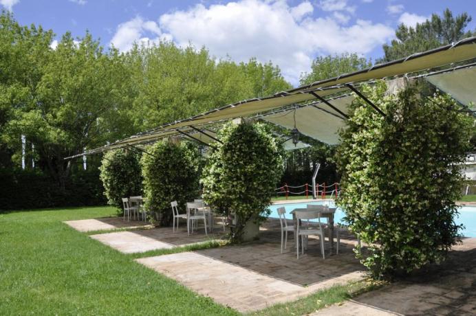 Agriturismo vicino Assisi con Giardino attrezzato e piscina 