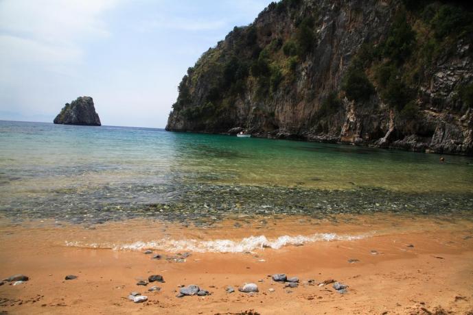 Spiaggia privata hotel a Capo Palinuro