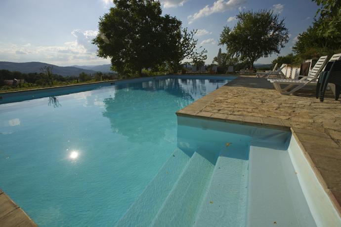 Agriturismo con Piscina Panoramica vicino Gubbio Umbria 