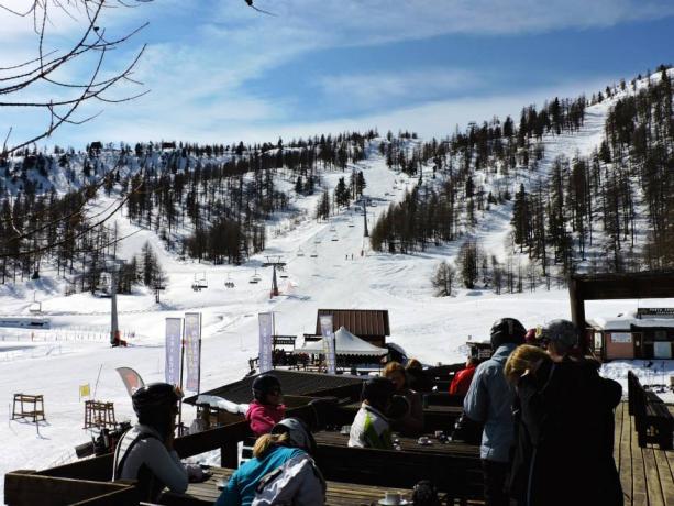 Ristorante sulle piste di sci val di susa 