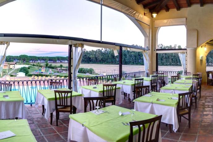 Ristorante buffet con vista panoramica 