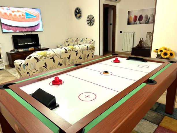 Casa Vacanza con Tavolo Air Hockey 
