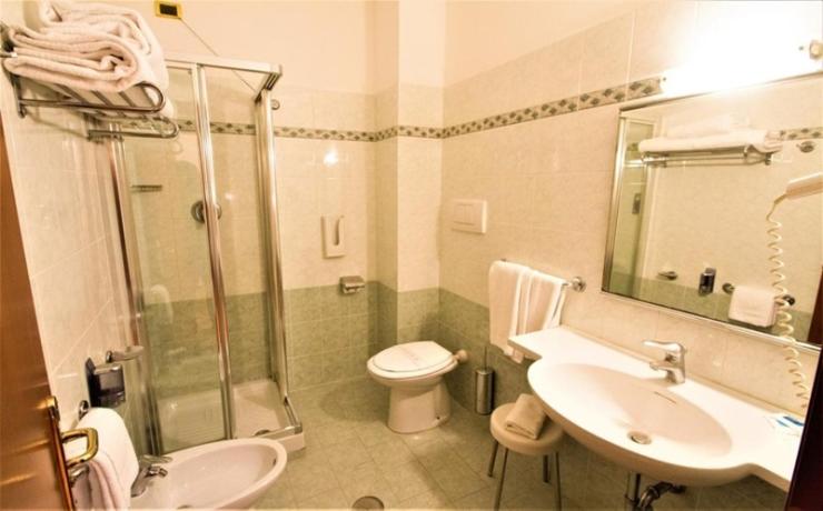 Bagno privato con kit di Cortesia 