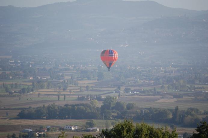 splendida la vista dalla mongolfiera Fly 