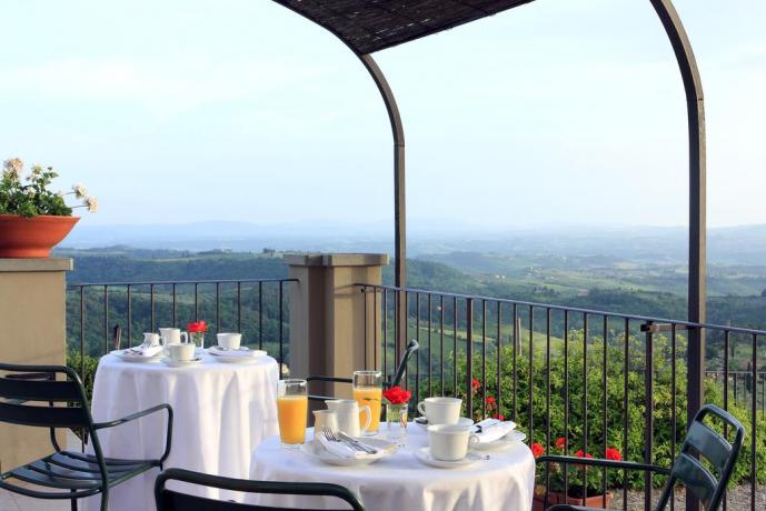 Colazione romantica a Firenze con vista panoramica