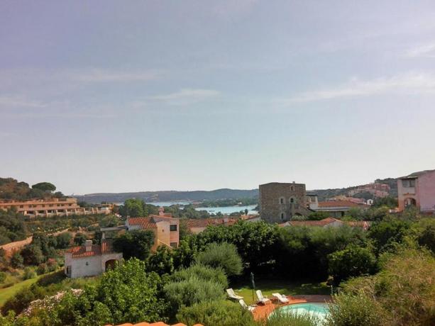 Vista panoramica di Arzachena in Sardegna
