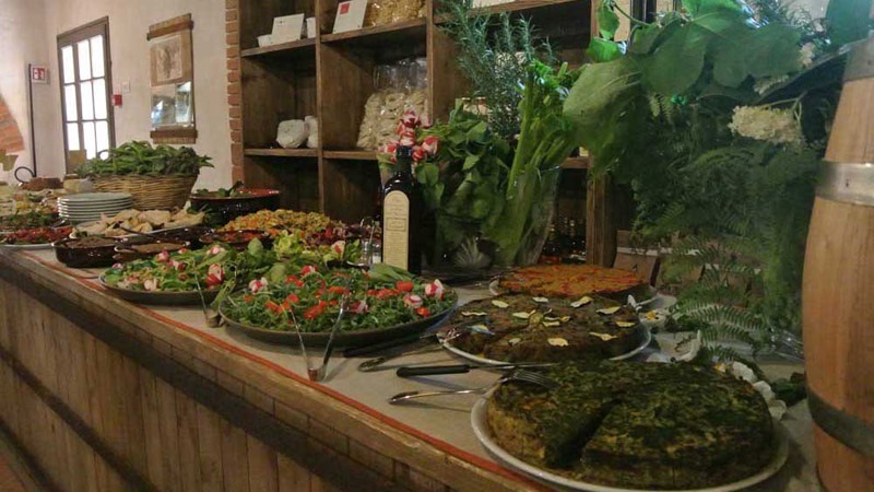 Ristorante, bufett, cucina toscana, vacanza in toscana