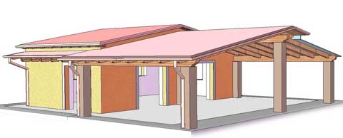 Casa prefabbricata in umbria e toscana sistema abitativo ... Case con struttura in ferro