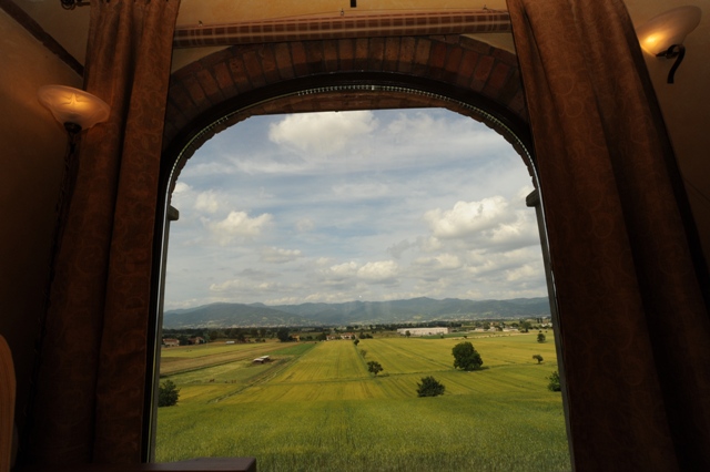 Vista panoramica dall'appartamento Magnolia 