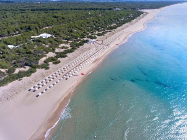 Hotel 5 stelle spiaggia privata Castellaneta-marina 