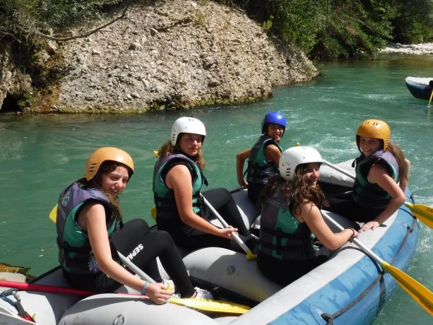 Rafting estivo