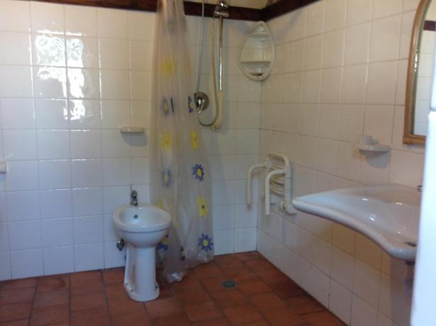 Bagno privato in camera matrimoniale B&B Sicilia