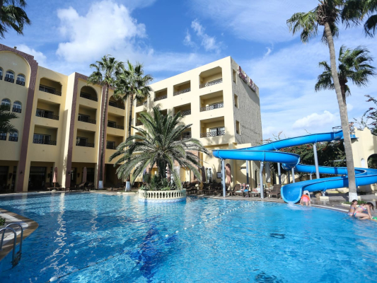 Villaggio Hammamet con piscina con acquascivoli  