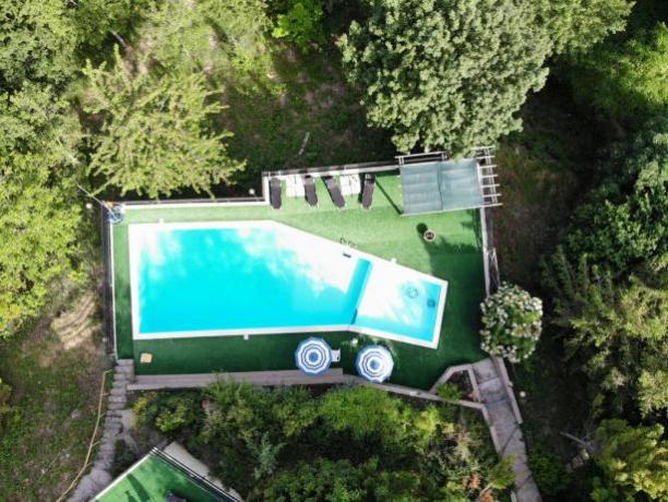 Piscina Esterna in Agriturismo vicino Assisi