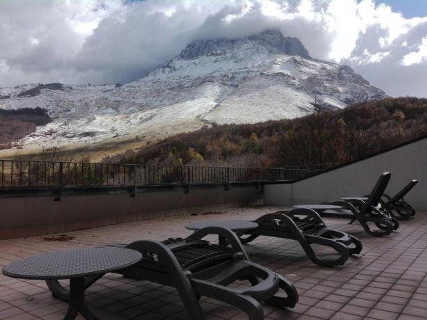 Appartamenti vacanza con terrazzo panoramico sul Gran Sasso