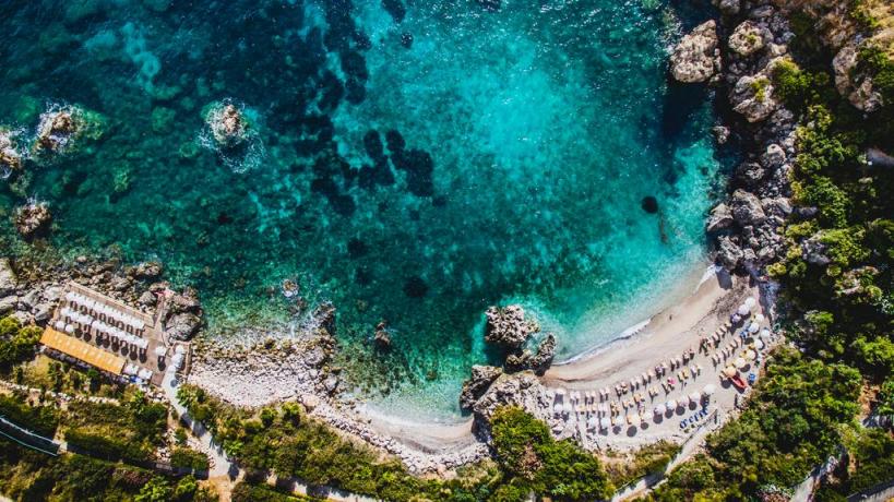 Splendido mar Mediterraneo a pochi mt dal Resort 