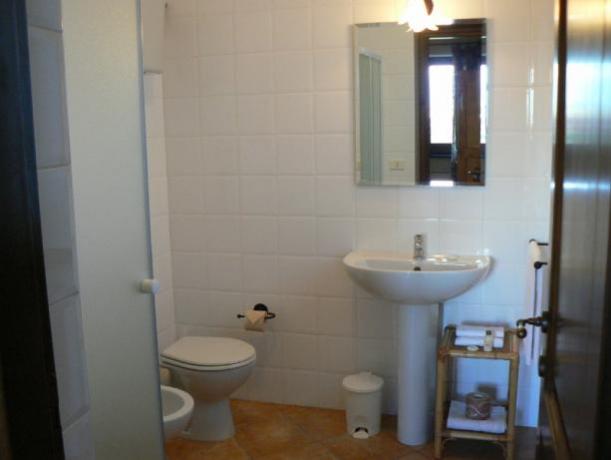 Esempio bagno con doccia in bilocale