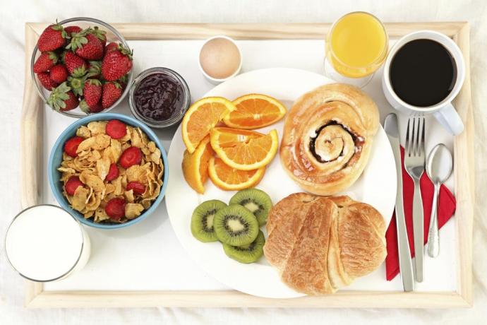 Prima colazione al B&B di Santa Venerina