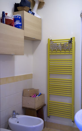 bagno con doccia della camera matrimoniale